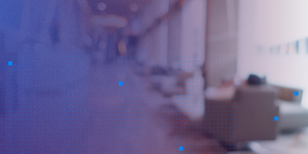 Conference room with purple overlay