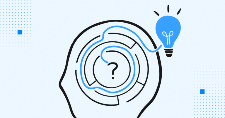 Graphic symbolising a person asking a question