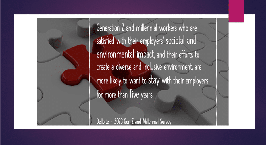 Gen Z and millenial workers will leave your company if the feel it is not equitable or diverse